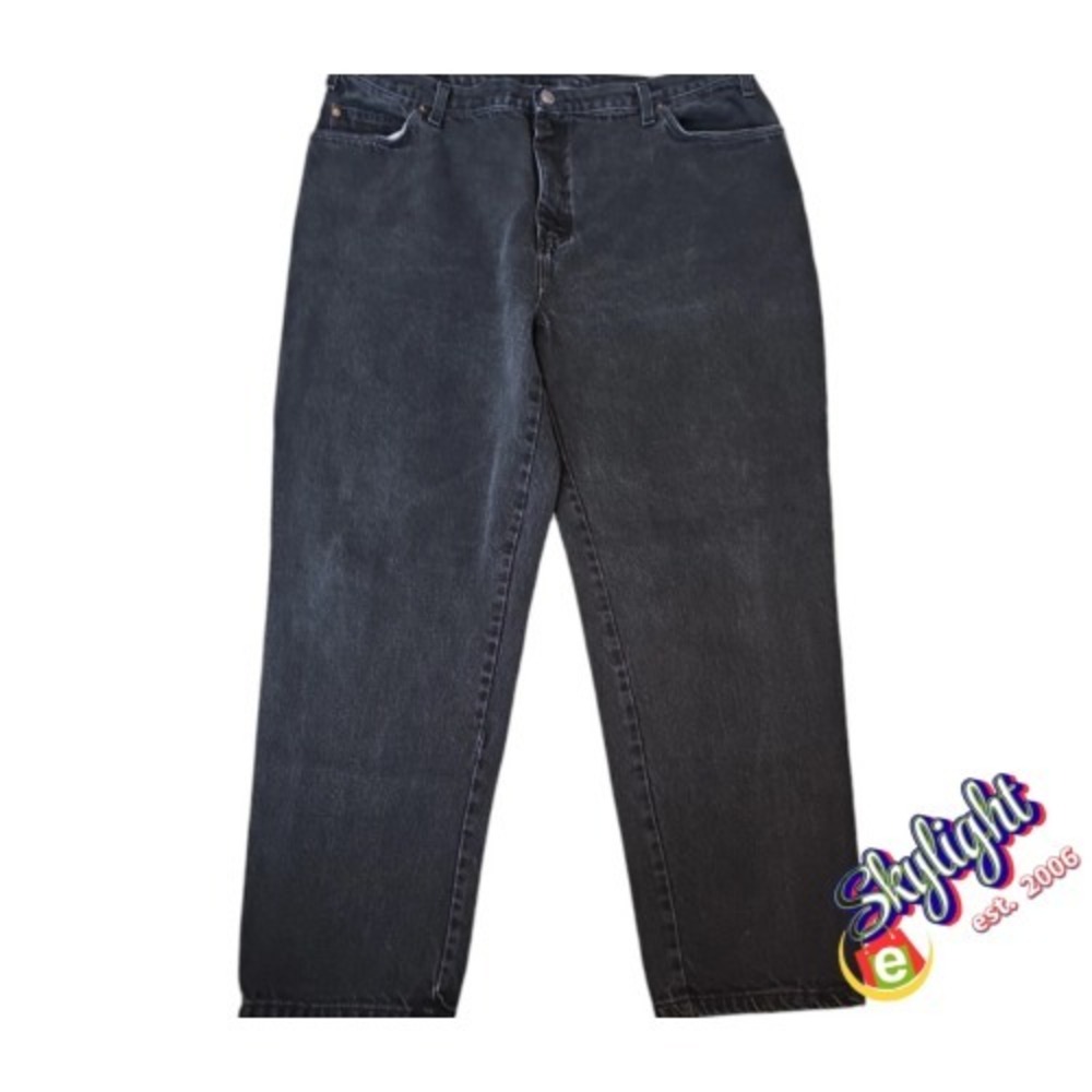 Route 66 Men's Black Straight Leg Regular‎ Fit Premium Denim Jeans Size 40x30